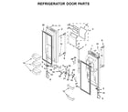 Maytag MFX2876DRH00 refrigerator door parts diagram