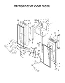 Refrigerator door parts