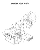 Freezer door parts