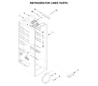Whirlpool WRS331FDDM00 refrigerator liner parts diagram