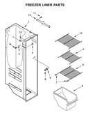 Freezer liner parts