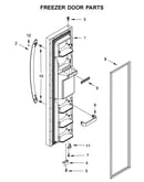 Freezer door parts