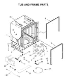 Tub and frame parts