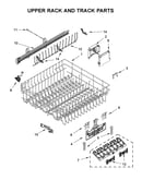 Upper rack and track parts