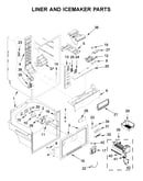 Liner and icemaker parts