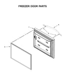 Freezer door parts