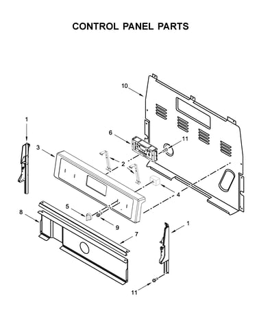 Control panel parts