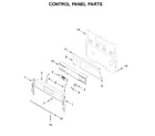 Whirlpool WFE550S0HB1 control panel parts diagram