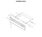 Whirlpool WFE550S0HW1 drawer parts diagram