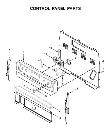 Control panel parts