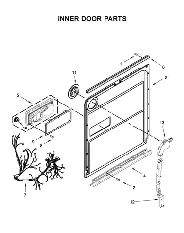Inner door parts