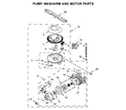 Maytag MDB8979SFZ2 pump, washarm and motor parts diagram