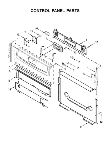 Control panel parts