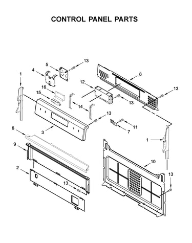 Control panel parts
