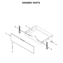 Maytag MGR6600FZ1 drawer parts diagram