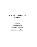 Optional parts (not included)