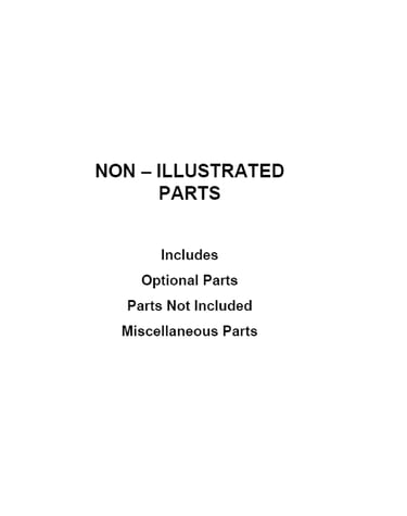 Optional parts (not included)