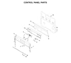 Whirlpool YWFE550S0HZ0 control panel parts diagram