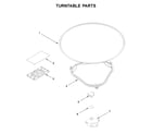Whirlpool WML75011HW2 turntable parts diagram