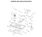 Whirlpool YWML75011HV3 interior and ventilation parts diagram