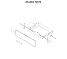 Whirlpool WFG525S0HS1 drawer parts diagram