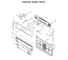Whirlpool WFG525S0HT1 control panel parts diagram