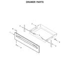Whirlpool WFG525S0HB1 drawer parts diagram