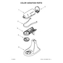KitchenAid 5KSM180RCAMB0 color variation parts diagram