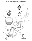 Base and pedestal unit parts
