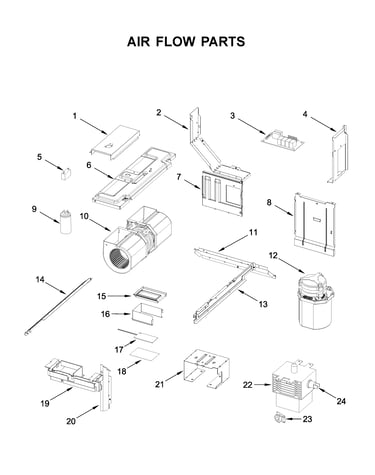 Air flow parts