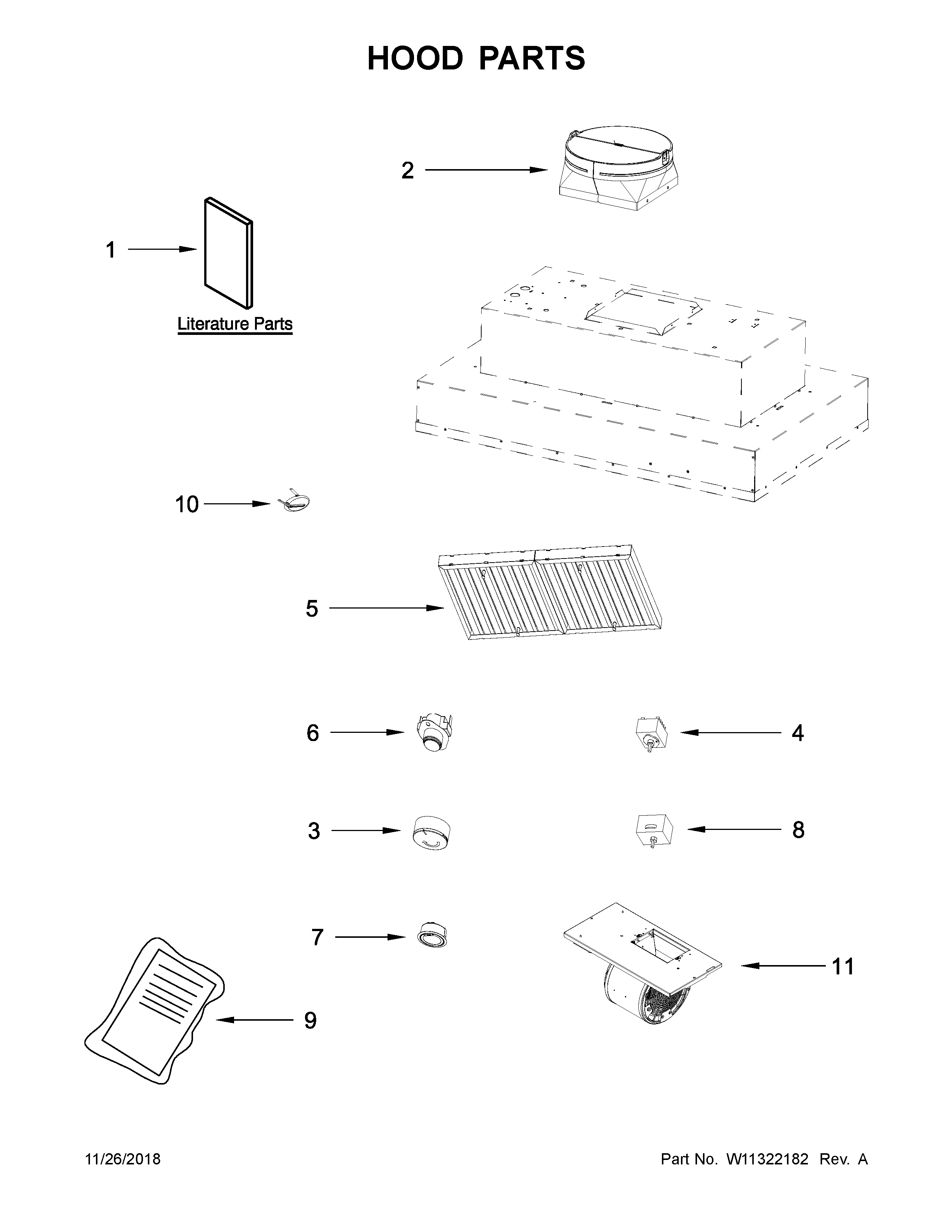 Hood parts