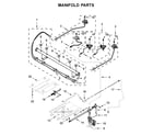 Maytag MGR6600FW1 manifold parts diagram