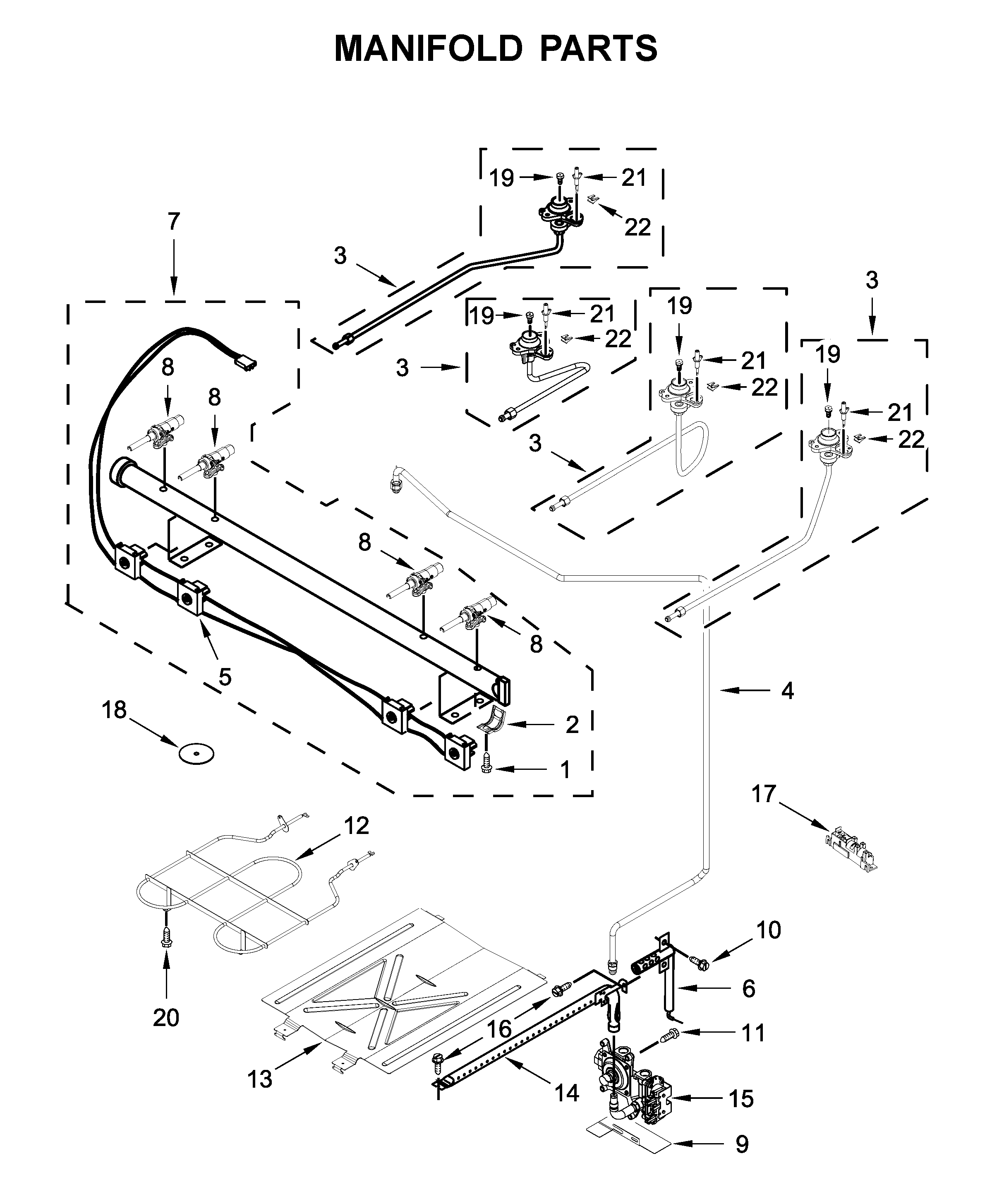 MANIFOLD PARTS