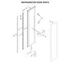 Jenn-Air JBRFR24IGX00 refrigerator door parts diagram