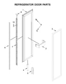 Refrigerator door parts