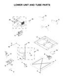 Lower unit and tube parts