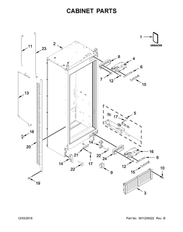 Cabinet parts