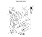 Maytag MED5630HW0 bulkhead parts diagram