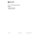 Jenn-Air JXW9030HP0 cover sheet diagram