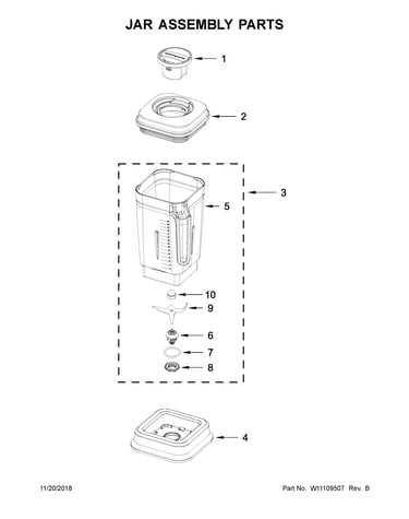 Jar assembly parts