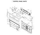 Whirlpool WFG525S0HS0 control panel parts diagram