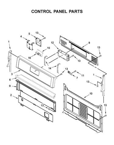 Control panel parts