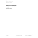 Whirlpool BLB14FRANA0 cover sheet diagram