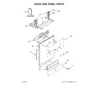 Whirlpool BLB14FRANA0 door and panel parts diagram