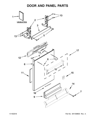 Door and panel parts