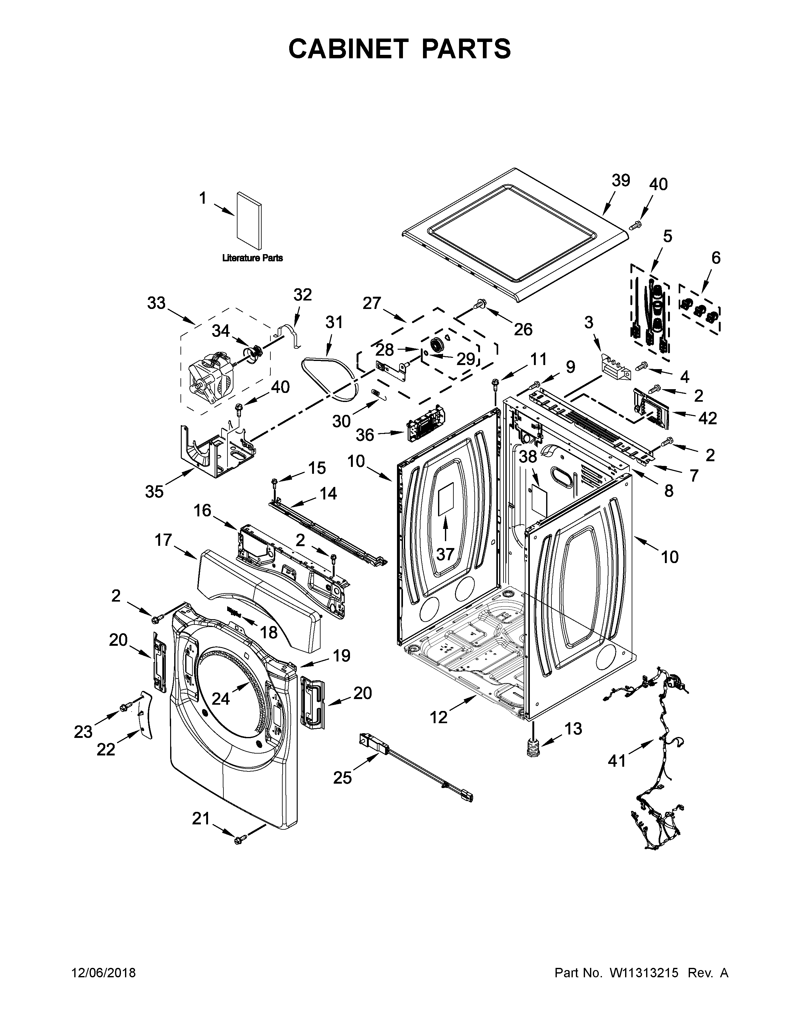 CABINET PARTS