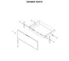 Whirlpool WEG515S0FV2 drawer parts diagram