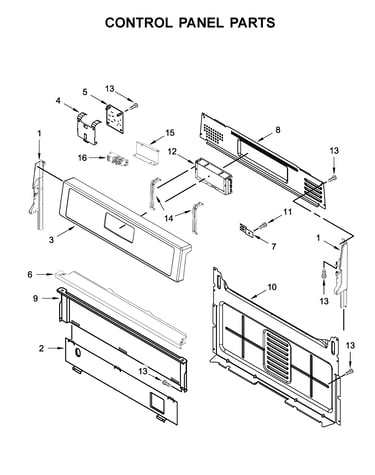 Control panel parts