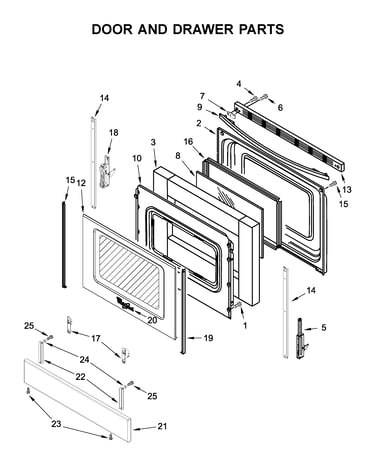 Door and drawer parts