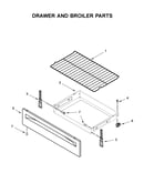Drawer and broiler parts